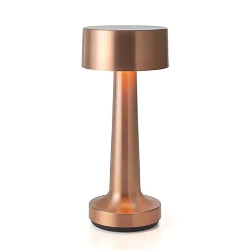 Touch Led Table Lamp Dumbbell Shape DimmableRechargeable Desk Lamp Night Light For Restaurant Hotel Bar Desktop Decorative Lamp