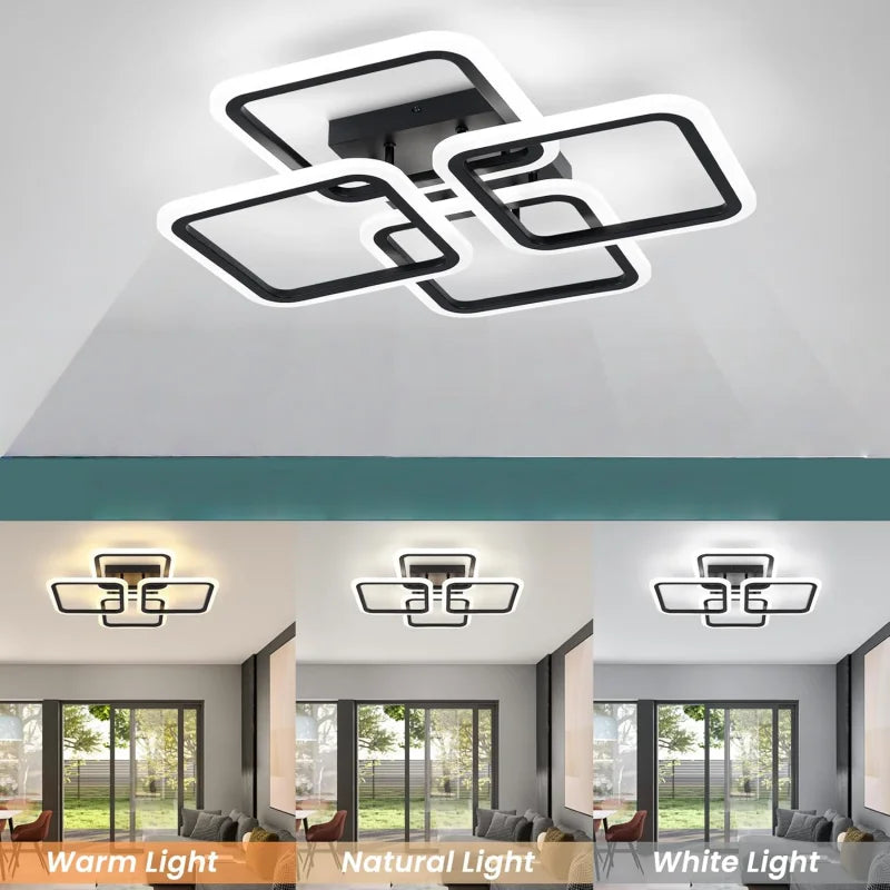 LED Ceiling Lamp Chandelier, Ceiling Light for Living Room Bedroom Cloakroom Stair Aisle Hallway,  Home Decor Lighting Fixture