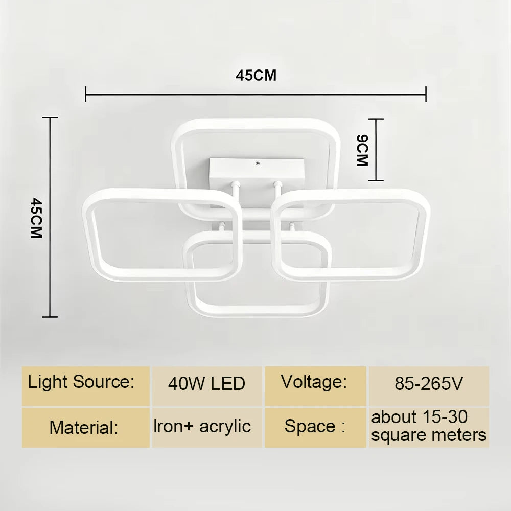 LED Ceiling Lamp Chandelier, Ceiling Light for Living Room Bedroom Cloakroom Stair Aisle Hallway,  Home Decor Lighting Fixture
