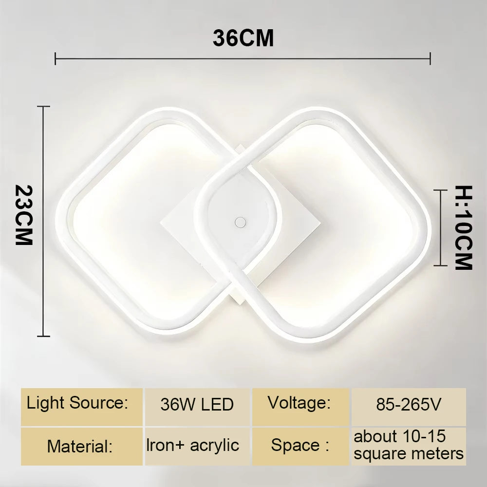 LED Ceiling Lamp Chandelier, Ceiling Light for Living Room Bedroom Cloakroom Stair Aisle Hallway,  Home Decor Lighting Fixture