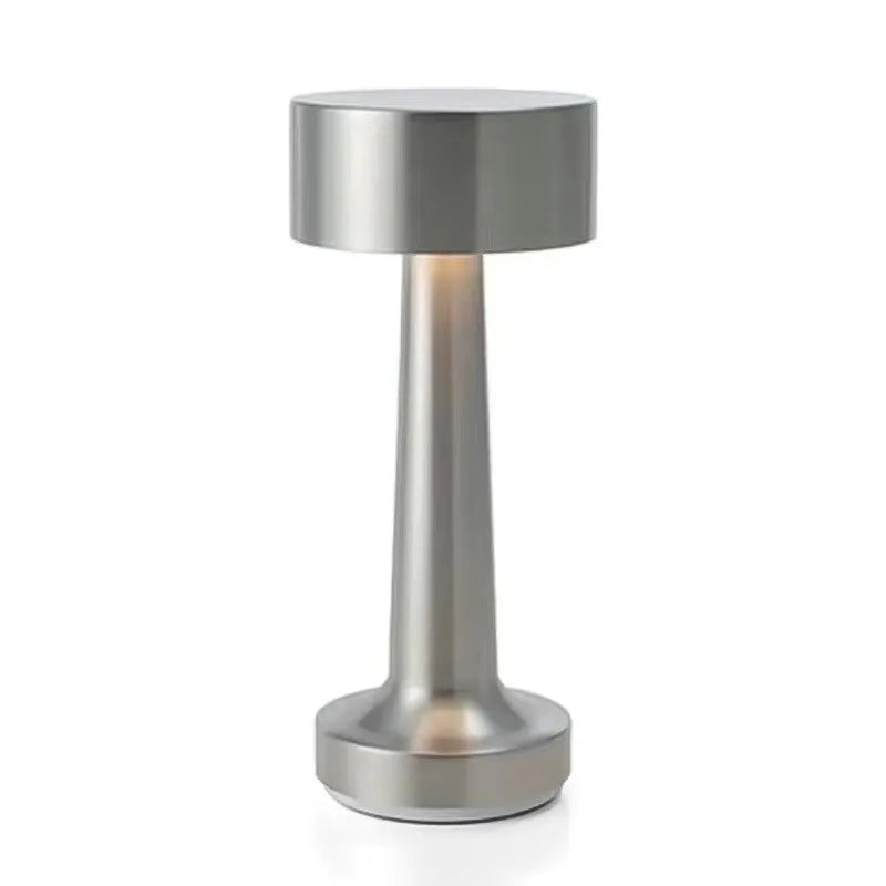 Touch Led Table Lamp Dumbbell Shape DimmableRechargeable Desk Lamp Night Light For Restaurant Hotel Bar Desktop Decorative Lamp