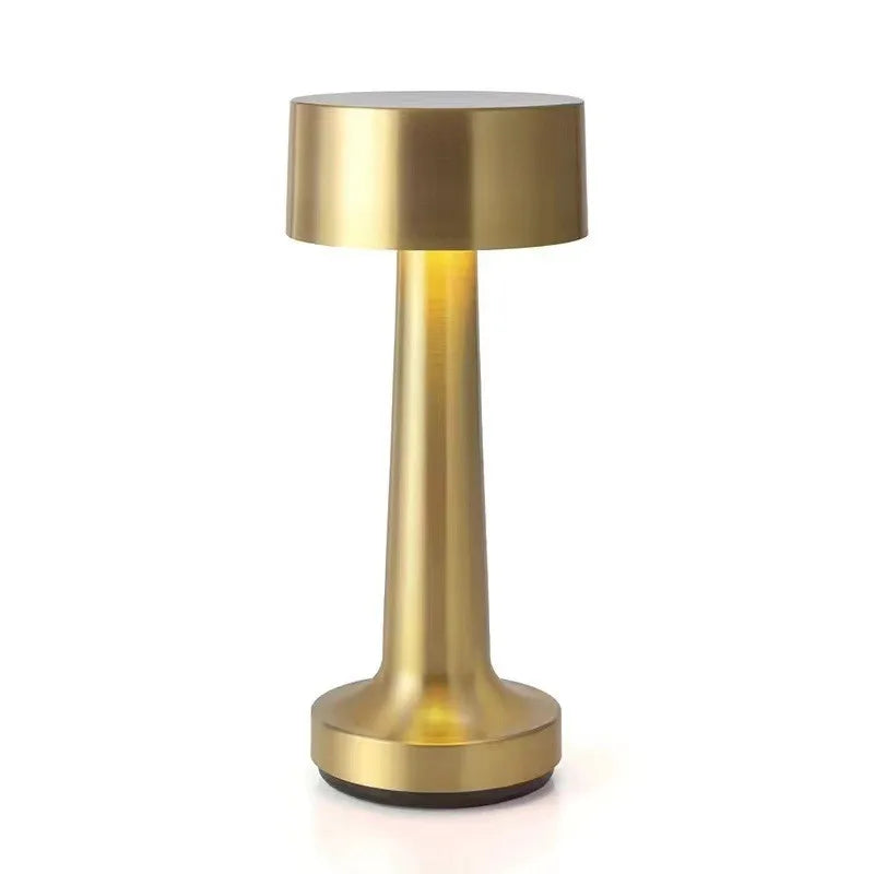 Touch Led Table Lamp Dumbbell Shape DimmableRechargeable Desk Lamp Night Light For Restaurant Hotel Bar Desktop Decorative Lamp