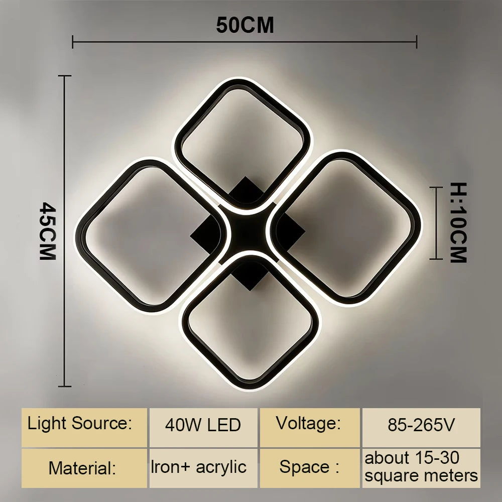 LED Ceiling Lamp Chandelier, Ceiling Light for Living Room Bedroom Cloakroom Stair Aisle Hallway,  Home Decor Lighting Fixture