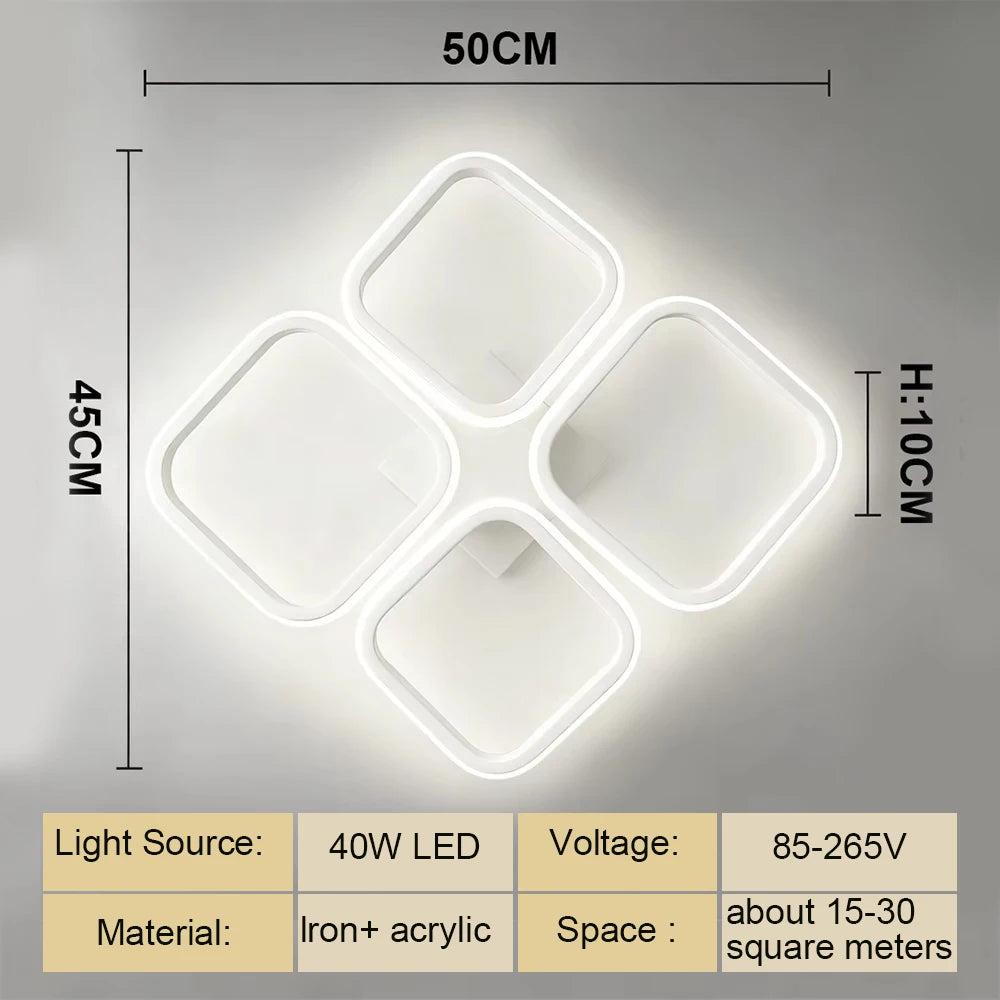 LED Ceiling Lamp Chandelier, Ceiling Light for Living Room Bedroom Cloakroom Stair Aisle Hallway,  Home Decor Lighting Fixture
